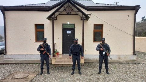 Polis Suqovuşan və Talışda fəaliyyətini bərpa etdi - FOTOLAR