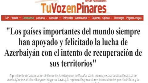 İspaniya mediasında Azərbaycan həqiqətlərindən danışılıb