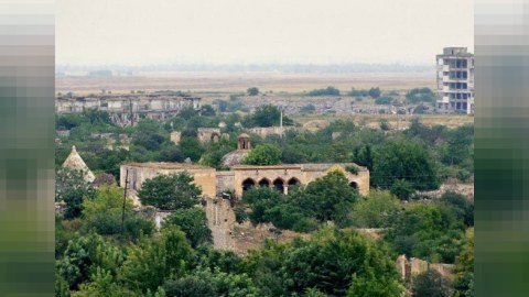 Ermənilər Pənahəli xanın sarayını dağıdıblar - FOTOLAR