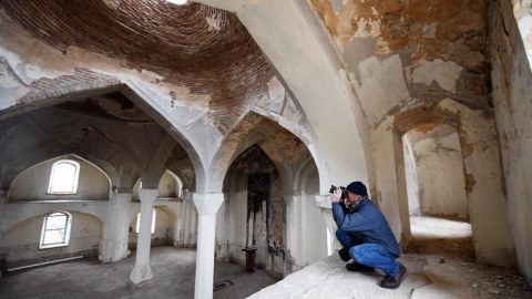 İşğaldan azad olunan ərazilərdə məscidlərin bərpasına başlanılıb - FOTOLAR