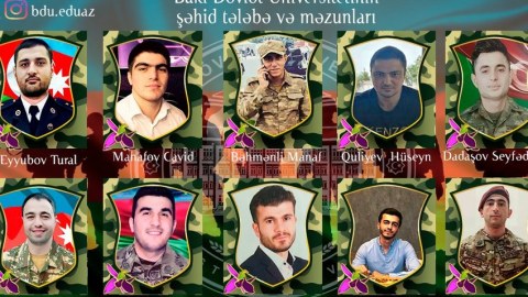 BDU-nun şəhid olan məzun və tələbələri
