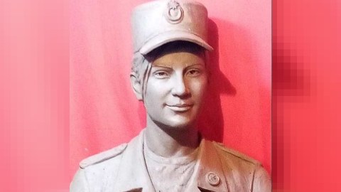 Vətən müharibəsinin ilk xanım şəhidinin büstü hazırlandı - FOTO