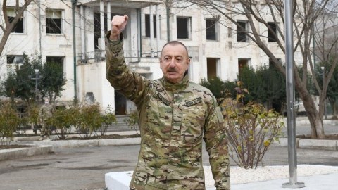 Prezident Füzuli hava limanının təməlini qoydu