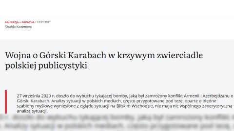 Qarabağ həqiqətləri Polşa mediasında