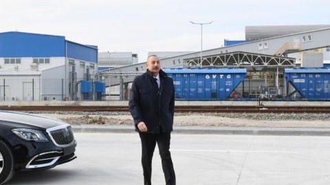 İlham Əliyev Sumqayıtda təməl qoydu, açılış etdi - TƏFƏRRÜAT