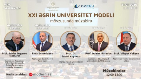 XXI əsrin universitetləri necə olacaq? - Sabahdan müzakirələr başlayır