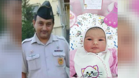 Şəhidin 3-cü qızı dünyaya gəldi - FOTO