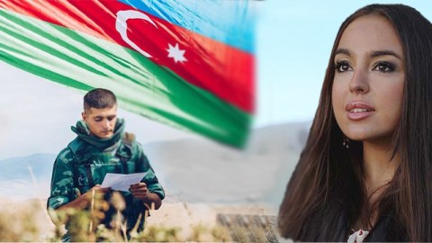 Leyla Əliyeva Azərbaycan əsgəri haqqında