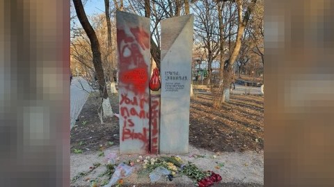 Ermənistanda yəhudilərə nifrət - Holokost abidəsi təhqir olundu - FOTO