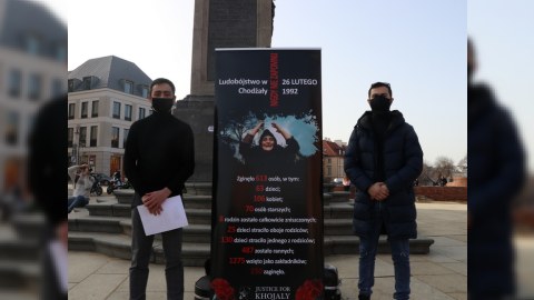 Varşavada Xocalıya həsr olunmuş məlumatlandırma aksiyası təşkil edilib - FOTO