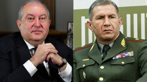 Ermənistan prezidenti Baş Qərargah rəisinin istefası barədə qərarı İMZALAMADI