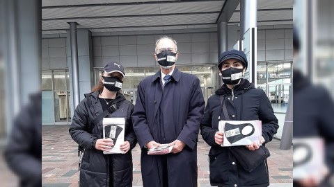 Tokio sakinlərinə üzərində “Xocalıya ədalət!” yazılmış tibbi maskalar paylanıldı
