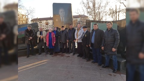 Qroznıda Xocalı soyqırımı qurbanları yad edilib