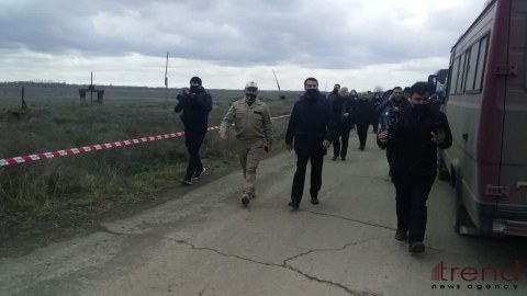 Media və QHT rəhbərləri Ağdamda minatəmizləmə əməliyyatları ilə tanış oldu - FOTOLAR