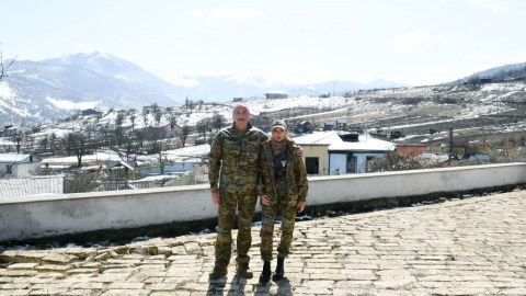 Prezident və birinci xanımın Şuşa səfərindən FOTOREPORTAJ