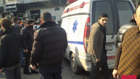 Şəmkirdəki avtoqəzada iki nəfər xəsarət aldı