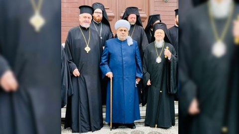 Allahşükür Paşazadə Patriarx Varfolomeyi və Mitropolit Emanueli Qarabağa DƏVƏT ETDİ