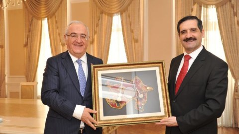 Ramiz Rzayev Türkiyə səfiri ilə görüşdü - FOTO