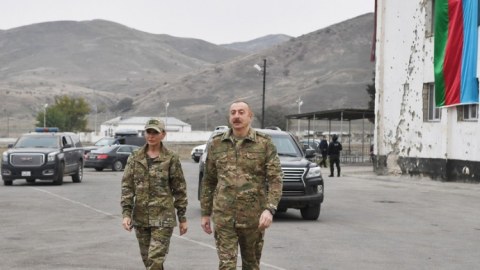Prezident və ailə üzvləri Cəbrayıl və Zəngilanda olublar