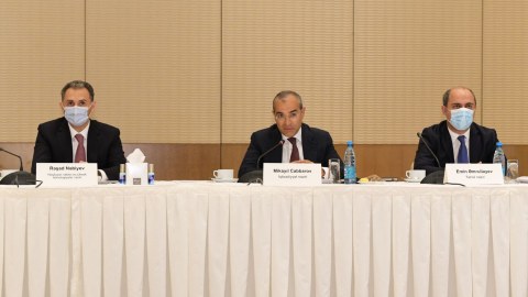 Üç nazir şagirdlər üçün bir araya gəldi - FOTOLAR
