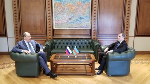 Bayramovla Lavrov arasında görüş BAŞLADI