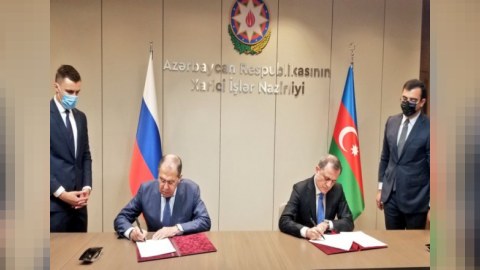 Azərbaycanla Rusiya arasında yeni sənəd İMZALANDI