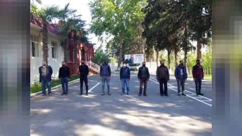 Azad olunmuş ərazilərə keçmək istəyən 9 nəfər saxlanıldı
