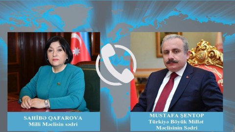 Şentop Sahibə Qafarovaya zəng etdi
