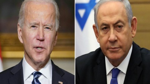 Bayden Netanyahu ilə İsrail Fələstin münaqişəsini müzakirə etdi