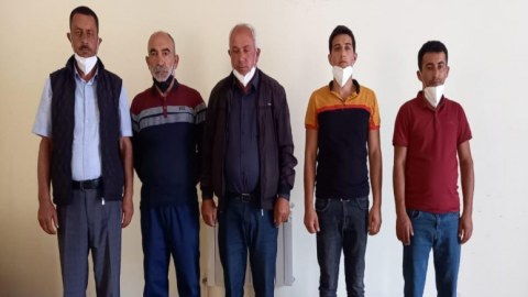 Cəbrayılda polisə tabe olmayan sərxoş şəxslər SAXLANILDI - FOTO