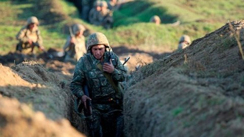 Ermənistan Tovuzla sərhəddə təlimlər keçirdi