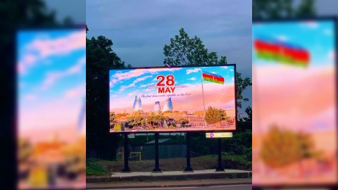 Londonda Azərbaycanla bağlı lövhələr quraşdırıldı - FOTO