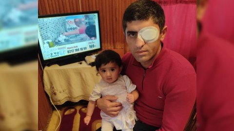 Bir gözünü itirən QAZİ: “Vaxt vardı, doğma torpaqlarımıza durbinlə baxırdıq”  - FOTOLAR