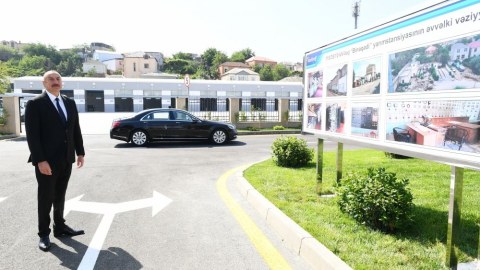 Prezident Binəqədidəki AÇILIŞDA...