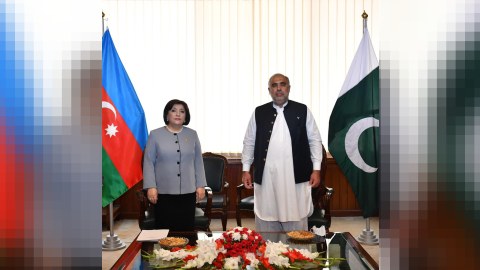 Sahibə Qafarova Pakistan Milli Assambleyasının sədri ilə görüşdü - FOTO