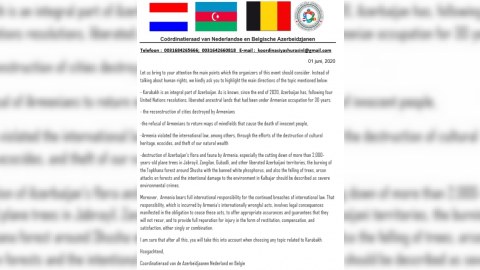 Soydaşlarımız Brüssel Çex Mərkəzinə etirazlarını bildiriblər