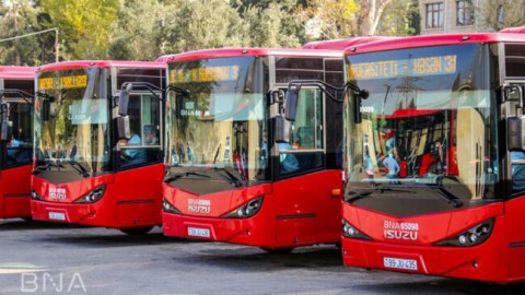 Sabah avtobuslar İŞLƏYƏCƏK