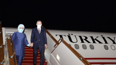 Ərdoğan Azərbaycana gəldi - FOTOLAR