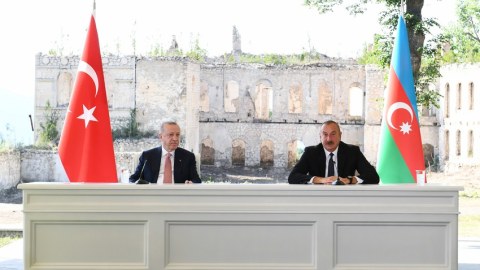 İlham Əliyevlə Ərdoğanın Şuşadakı çıxışlarının TAM MƏTNİ