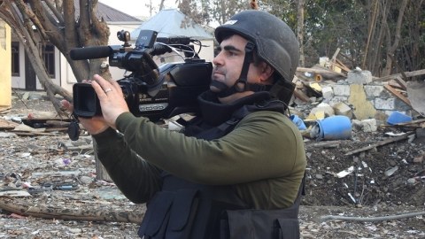 Space TV-nin Qarabağ müxbirləri: “Yaxınlığımıza düşən mərmilər son reportajımız ola bilərdi” - MÜSAHİBƏ+VİDEO
