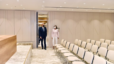 Prezident və xanımı “Gülüstan” SARAYINDA