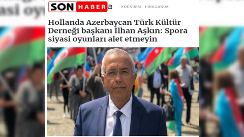 Diaspor rəhbəri niderlandlı deputatları idmanı siyasi oyunlara alət etməməyə çağırıb