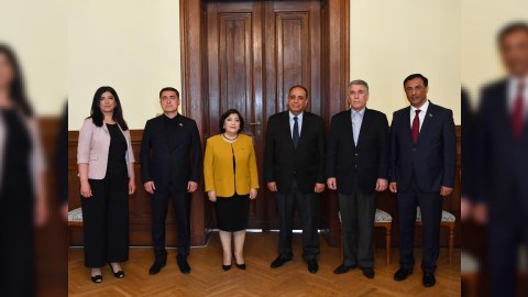 Sahibə Qafarova Azərbaycanın Macarıstandakı səfirliyində - FOTO