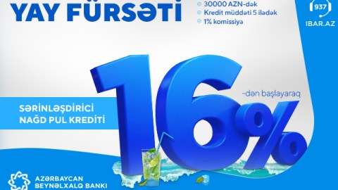 Azərbaycan Beynəlxalq Bankı kredit faizini endirdi