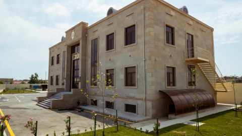 Baş Dövlət Yol Polisi İdarəsinin yeni inzibati binası istifadəyə verildi - FOTOLAR