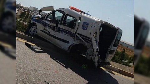 Bakıda Post patrul avtomobili qəza törətdi