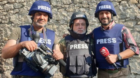 REAL TV-nin savaş müxbiri: “Həyat yoldaşım qızğın döyüşlərin getdiyi vaxtda cəbhə xəttinə gəldi...” - MÜSAHİBƏ