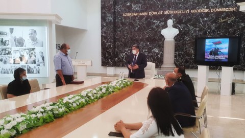 Hacıqabulda “Qarabağ” ordeni Şəhidin atasına təqdim olundu