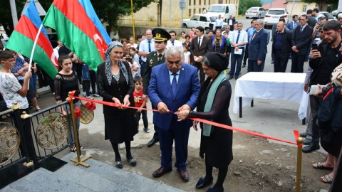 Daşkəsəndə Şəhid bulağının açılışı oldu - FOTO