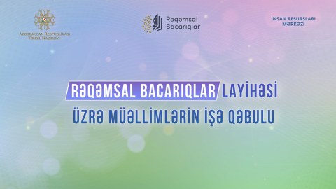 İnformatika fənni üzrə müəllimlərin işə qəbulu başlayır